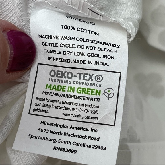 Kate Spade X-Long Twin Sheet Set Gray Floral New - Picture 5 of 6